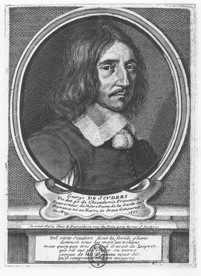 Georges de Scudéry (incisione) da French School