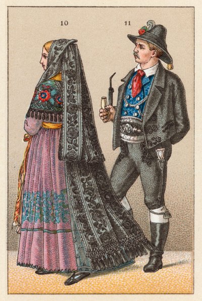 Costume del Tirolo, Germania da French School