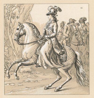 Costume tedesco XVII-XVIII secolo da French School