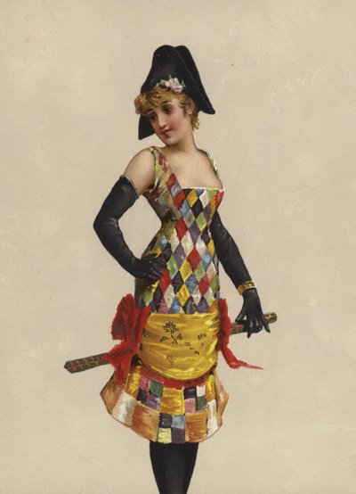 Ragazza in costume elegante da French School