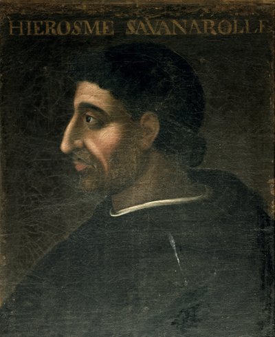 Girolamo Savonarola (1452-98) da French School