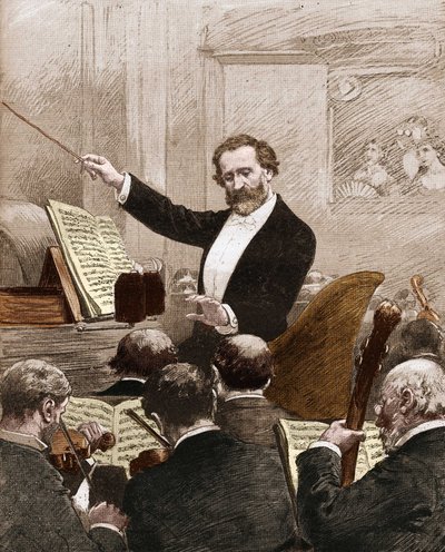 Giuseppe Verdi dirige l