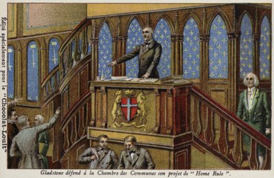 Gladstone difende la sua politica per l