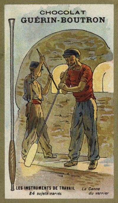 Cannello da soffiatore di vetro da French School