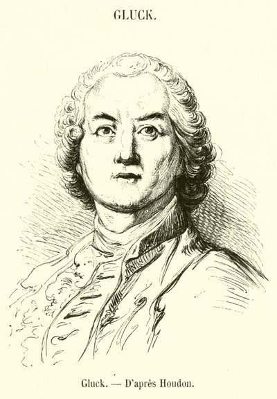 Gluck (incisione) da French School