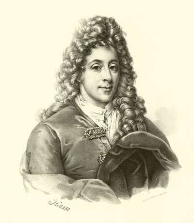 Godfried Schalcken, o Gottfried Schalken, ritratto da French School