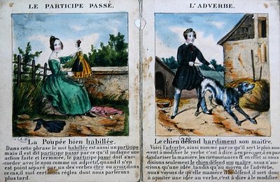 Libro di grammatica per bambini. c.1850 da French School