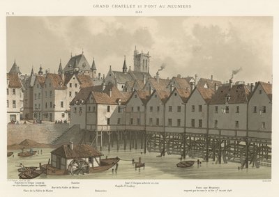 Grand Châtelet e Pont au Meuniers, 1580 da French School