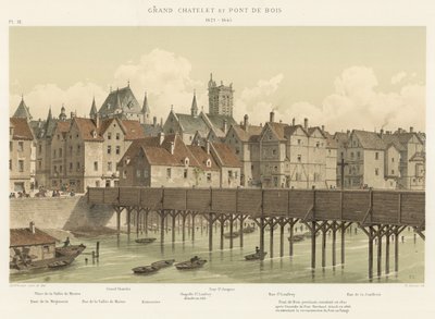 Grand Châtelet e Pont de Bois, 1621-1645 da French School