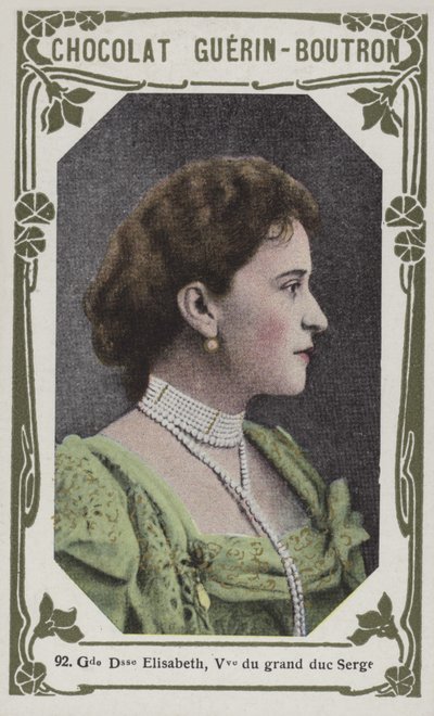 Granduchessa Elisabetta, vedova del granduca Serge da French School