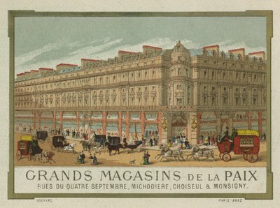 Grands Magasins de la Paix, Parigi da French School