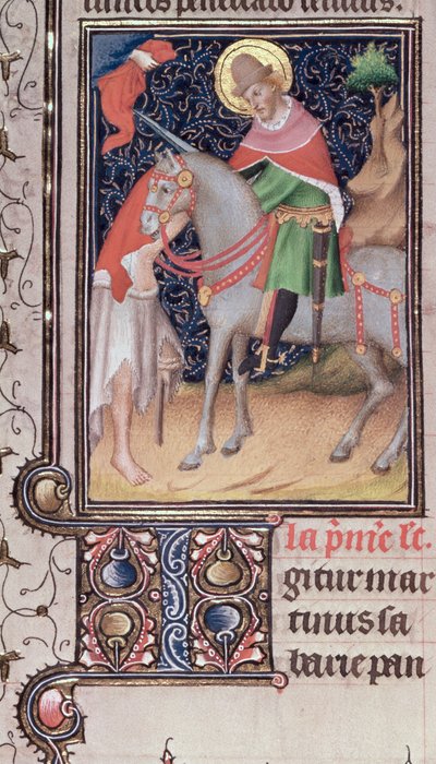 San Martino di Tours, prodotto dal circolo dei Fratelli Limbourg, illuminato a Parigi da French School