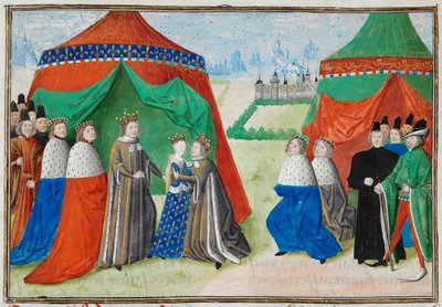 Riccardo II incontra la sua sposa bambina, Isabella di Francia, dalle 