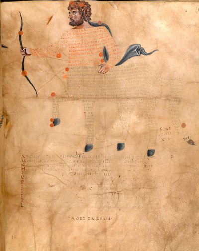 Illustrazione della Costellazione del Sagittario, da 