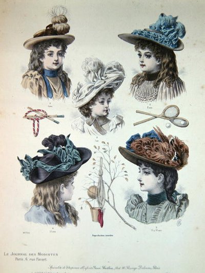 Disegni di cappelli per bambini e ragazze da French School