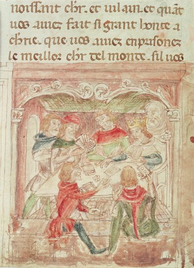 Carte di Cuori e Quadri, XVII-XVIII secolo da French School