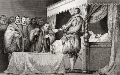 Enrico III (1551-89) nomina Bearnais (1553-1610) come suo successore, da 