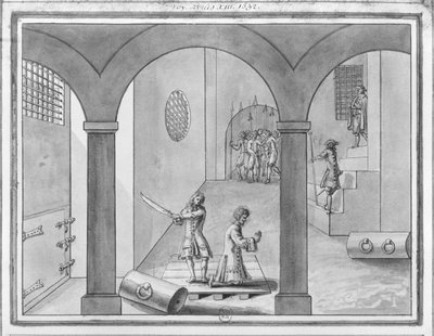 Enrico II, Duca di Montmorency decapitato a Tolosa il 30 ottobre 1632 da French School