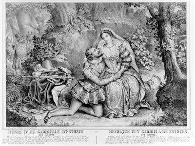 Enrico IV, re di Francia e Gabrielle d