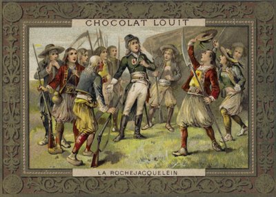 Henri de la Rochejacquelein che si rivolge ai suoi soldati, Rivolta della Vandea, Rivoluzione Francese da French School