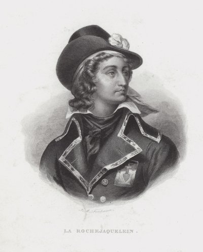 Henri de la Rochejaquelein, generale realista francese della Rivolta della Vandea da French School