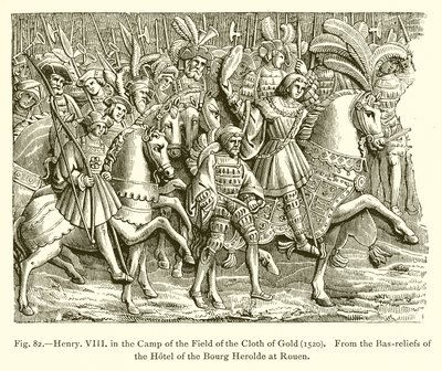 Enrico VIII nel Campo del Drappo d