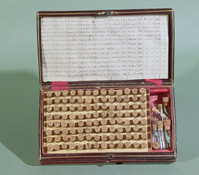 Valigia di medicina omeopatica, seconda metà del XIX secolo da French School