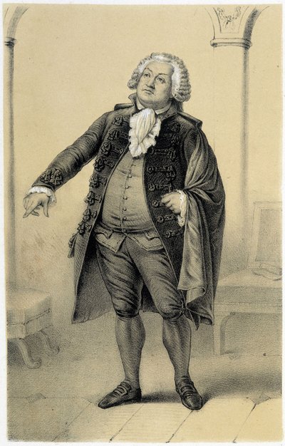 Honoré Gabriel Riqueti, Conte di Mirabeau (1749-1791) - in Galerie historique de la Revolution française di Albert Maurin da French School