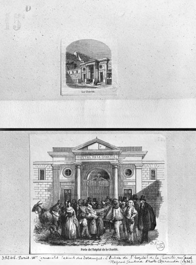 Hopital de la Charite, il cancello d