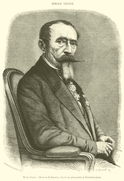 Horace Vernet (incisione) da French School