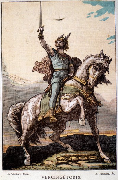 Vercingetorige a cavallo da French School