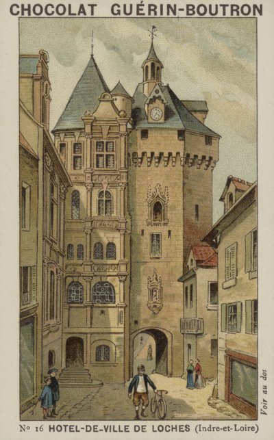 Hotel-de-Ville di Loches, Indre-et-Loire da French School