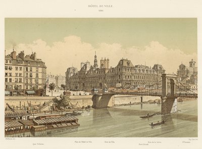 Hôtel de Ville, 1842 da French School