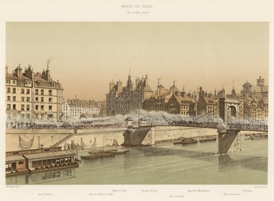 Hôtel de Ville, 28 luglio 1830 da French School