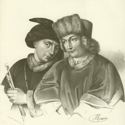 Hubert (1366-1426) e Jan van Eyck (1370-1441), artisti fiamminghi da French School