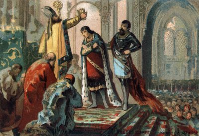 Ugo Capeto, re di Francia dal 987 al 996, fece consacrare suo figlio, il futuro Roberto II il Pio (972 - 1031), da Adalberone (circa 925-990), arcivescovo di Reims, nella Cattedrale di Orleans per stabilire il principio dell