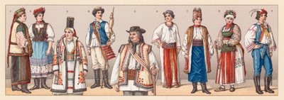 Costume di Ungheria e Croazia da French School