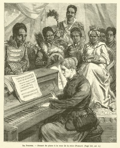 Ida Pfeiffer (incisione) da French School