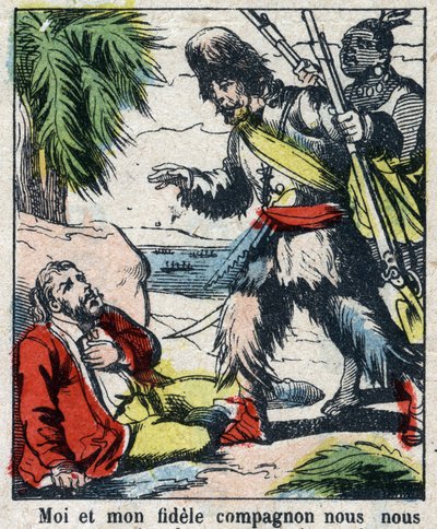 Illustrazione per il libro di Daniel Defoe 