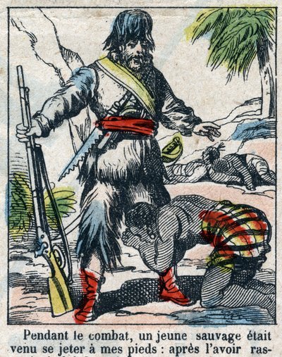 Illustrazione per il libro di Daniel Defoe 