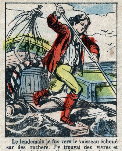 Illustrazione per il libro di Daniel Defoe 