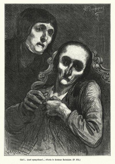 Illustrazione per Le Juif Errant (incisione) da French School
