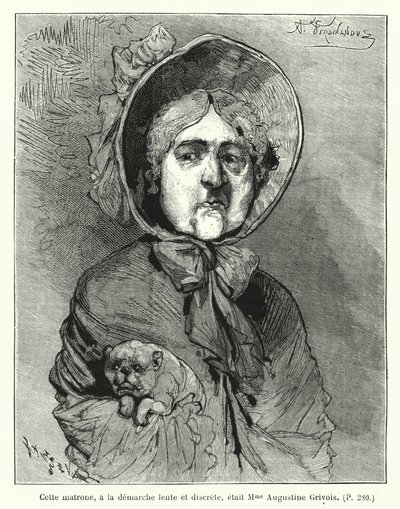 Illustrazione per Le Juif Errant (incisione) da French School