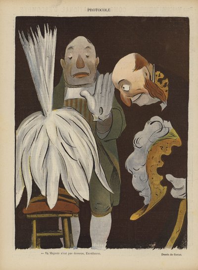 Illustrazione per Le Rire (litografia a colori) da French School