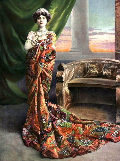 Illustrazione dalla rivista "Le Theatre da French School