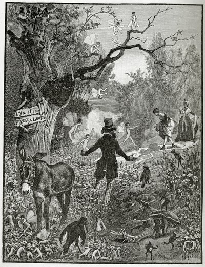 Illustrazione da Théâtre en liberté da French School