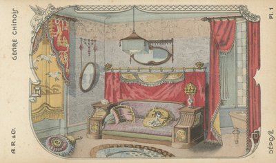 Illustrazione dal catalogo di prodotti di design d