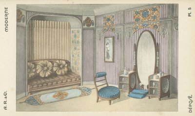 Illustrazione dal catalogo di prodotti di design d