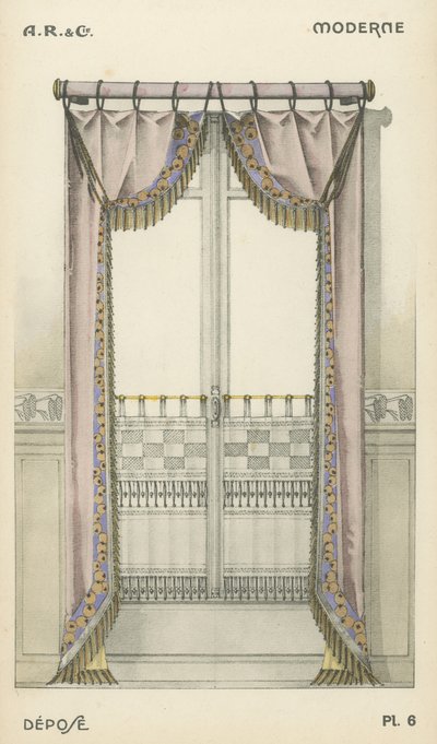 Illustrazione dal catalogo di prodotti di design d