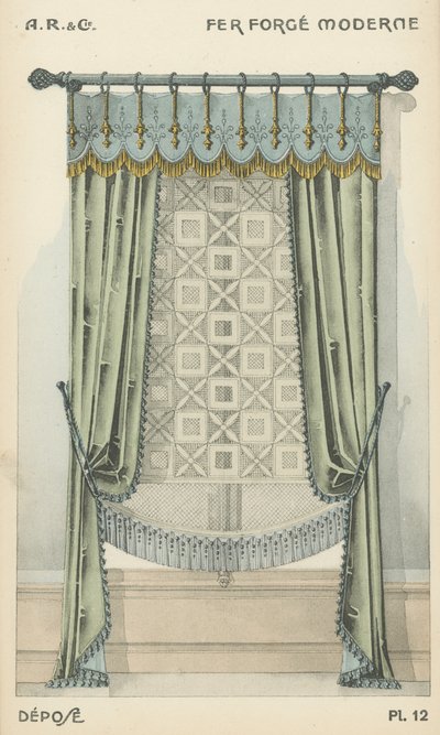 Illustrazione dal catalogo di prodotti di design d